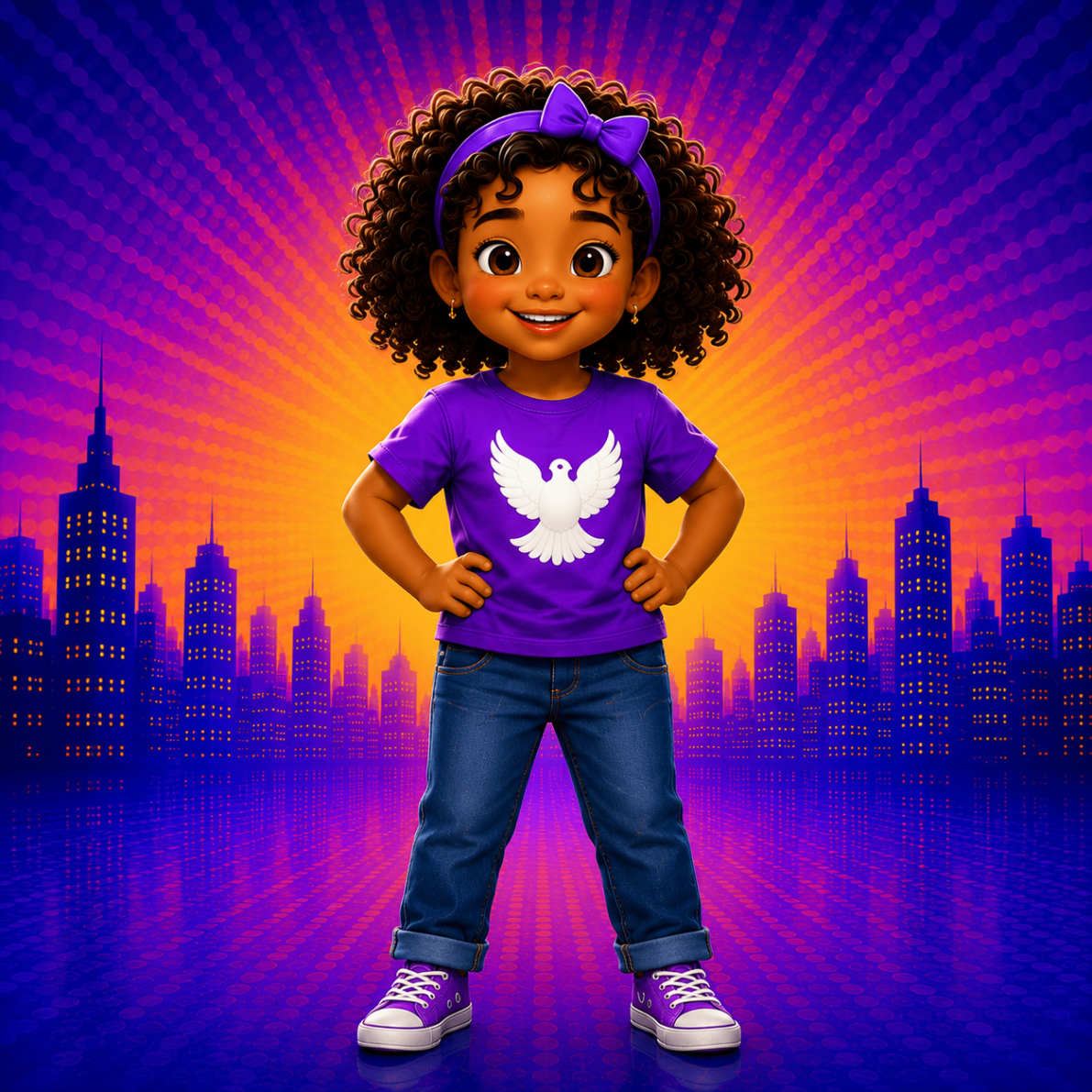 Joy, a Rooted & Real Kids character