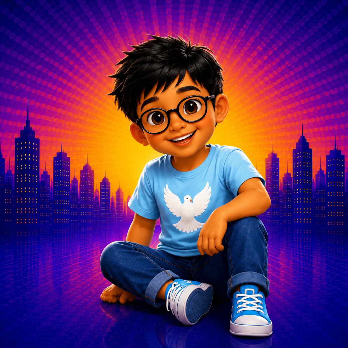 Joshua, a Rooted & Real Kids character