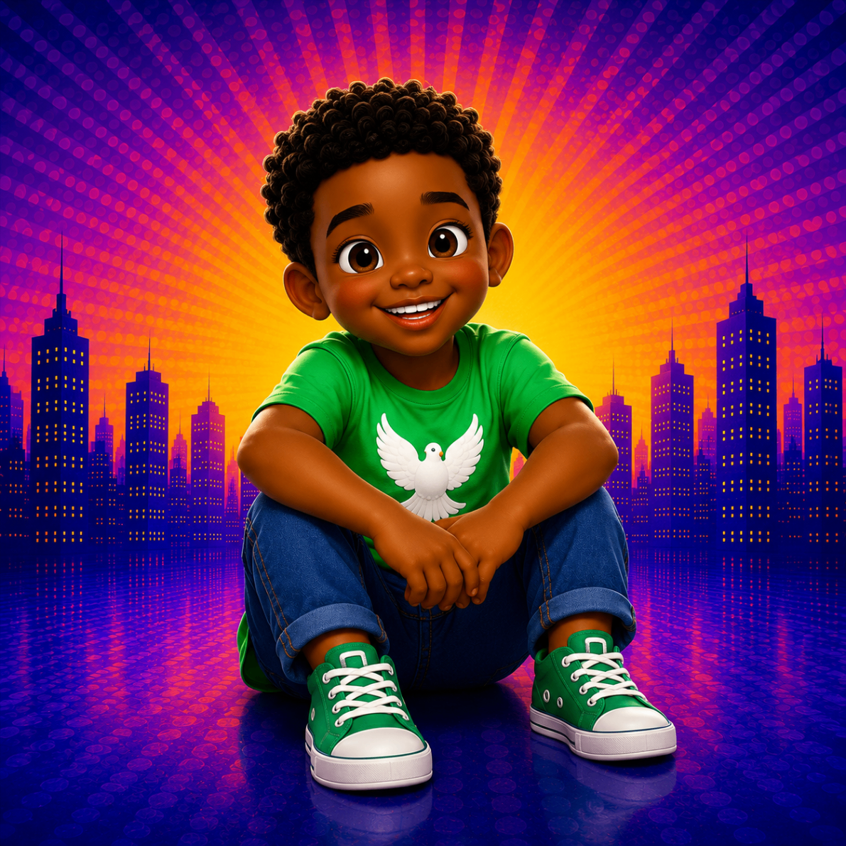 Caleb, a Rooted & Real Kids character